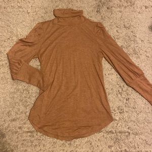 Ann Taylor tan long sleeve turtleneck